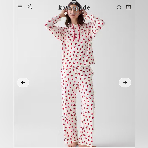 NWT Kate Spade Hooded Sleep Set